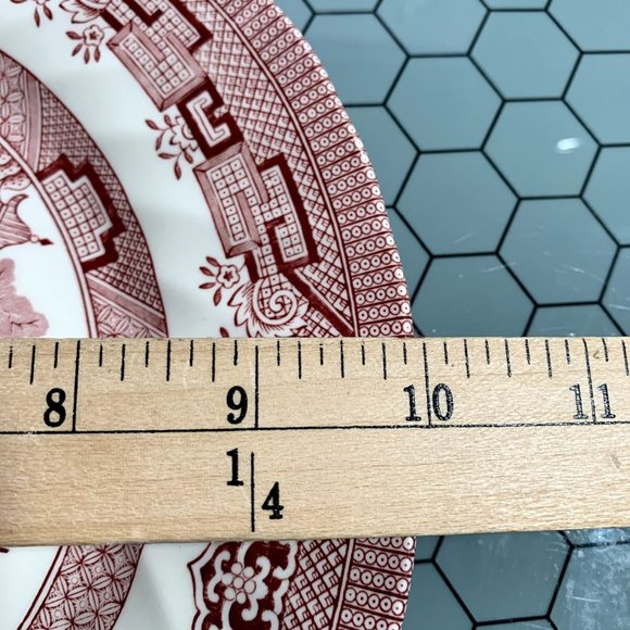 Wessex Collection England Red Willow Rosa Pink Dinner Plate 10" Replace Decor - Picture 3 of 7